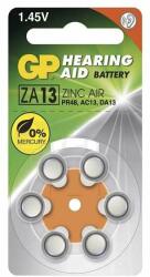 GP Batteries Alkáli gombelem GP typ ZA13, hallókészülékbe, 6 db (219985337)