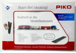 PIKO Piko: 57154 Set starter - Locomotivă diesel BR 218 cu vagoane de marfă și șine (57154)