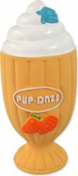 Dog Fantasy Toy DF Latex ceașcă pentru înghețată cu sunet portocaliu 15cm (454-31838)