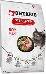 ONTARIO Hrăniți mielul sterilizat pentru pisici Ontario 6, 5 kg (213-10797)