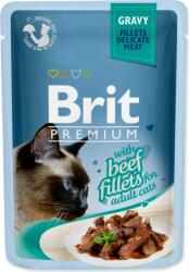 Brit Plic de vită Brit Premium Cat, fileuri în sos 85g (293-111253)