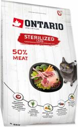 ONTARIO Hrăniți mielul sterilizat pentru pisici Ontario 2kg (213-10795)