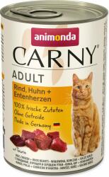 Animonda Can Animonda Carny Adult carne de vită, pui și inimă de rață 400g (B3-83722)