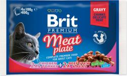 Brit Plic Brit Premium Carne de pisică pentru farfurie amestec în sos Multi 400g (4x100g) (293-100277)