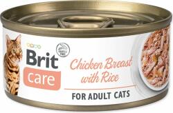 Brit Conserve Brit Care Cat pui cu orez, file 70g (293-111604)