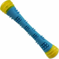 Dog Fantasy Jucărie Dog Fantasy stick magic, strălucitoare, fluieră albastru-galben 6x6x32cm (454-31333)