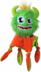 Dog Fantasy Jucărie Dog Fantasy Monsters, fantomă verde cu blană scârțâitoare cu pătură 28cm (454-307160)