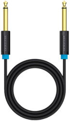 Vention Cablu audio 6.35mm TS 0.5m Vention BAABD negru (056172)