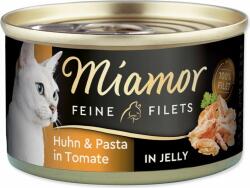 Miamor Feine Filé konzerv Felnőtt csirke tésztával zselében 100g (393-74045)