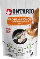 ONTARIO Ontariói csirke és tőkehal tasakban húslevesben 80 g (213-3032)