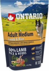 ONTARIO Takarmány Ontario Adult Medium bárány és rizs 0, 75 kg (214-10693)