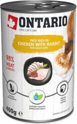 ONTARIO Ontariói csirke és nyúl konzerv, pástétom 400g (213-21132)