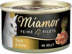 Miamor Feine Filets konzerv Felnőtt tonhal sajttal zselében 100g (393-74046)