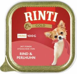 RINTI Tub Rinti Gold Adult Mini marha és gyöngy árpa 100g (394-92021)