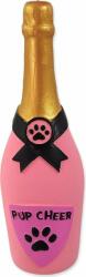 Dog Fantasy Toy DF Latex pezsgős üveg hanggal, rózsaszín 16, 5 cm (454-31839)