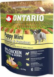 ONTARIO Takarmány Ontario Puppy Mini Chicken & Potatoes 0, 75 kg (214-10033)
