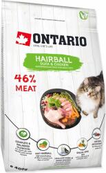 ONTARIO Takarmány Ontario Cat Hairball 0, 4 kg (213-10123)