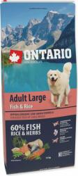 ONTARIO Takarmány Ontario Adult Large Fish & Rice 12 kg (214-10778)