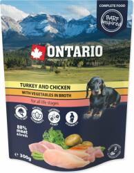 ONTARIO Ontariói pulyka és csirke zöldséges tasak húslevesben 300 g (214-3338)
