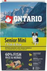 ONTARIO Takarmány Ontario senior Mini Fish & Rice 2, 25 kg (214-11175)