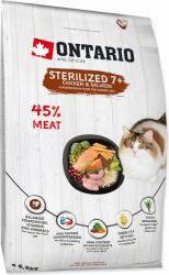 ONTARIO Takarmány Ontario Cat sterilizált 7+6, 5kg (213-10837)