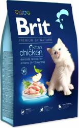 Brit Takarmány Brit Premium by Nature Cat Kitten Chicken 8 kg (293-171866)