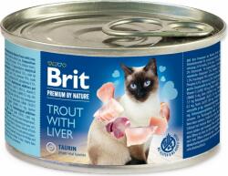 Brit Premium by Nature konzerv pisztráng és sült 200g (293-100616)
