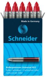 Schneider - Utántöltés a rolleryCartridge 852 0, 6 mm/5 db - piros