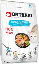 ONTARIO Takarmány Ontario Cat Hair & Skin 0, 4 kg (213-10173)