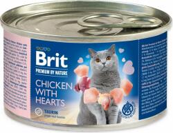 Brit Premium by Nature konzerv csirke és szív 200g (293-100615)