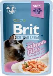 Brit Zsákos Brit Premium Cat Sterilisod lazac, filé mártásban 85g (293-111254)