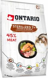 ONTARIO Takarmány Ontario Cat sterilizált 7+0, 4kg (213-10833)