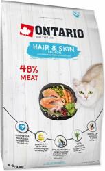 ONTARIO Takarmány Ontario Cat Hair & Skin 6, 5 kg (213-10177)