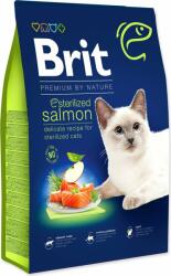 Brit Takarmány Brit Premium by Nature Cat sterilizált lazac 8 kg (293-171872)