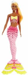 Mattel - Barbie sirena Dreamtopia Par portocaliu (887961533460) Papusa Barbie