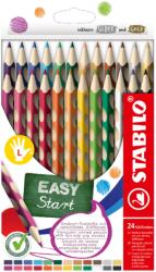 STABILO - Creioane EASYcolors pentru stângaci - set 24 buc (4006381606028)