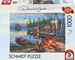 Schmidt Spiele 1000 db-os puzzle - The banks of Loon Lake, New York (58530) (58530)
