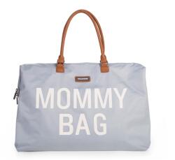Childhome - Genti plimbare Mommy Bag Big Grey Off White (CWMBBGR)