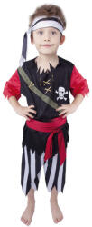 Rappa - Costum de pirat pentru copii cu eșarfă (M) e-packaging (8590687206977) Costum bal mascat copii