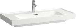Laufen MEDA Mosdó, 100 cm, bal és jobb oldali pulttal, csiszolt alsó felülettel, egy csaplyuk, középen, Fehér H8161190001041 (H8161190001041)