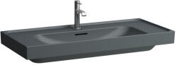 Laufen MEDA Mosdó, 100 cm, bal és jobb oldali pulttal, csiszolt alsó felülettel, egy csaplyuk, középen, Graphite matt H8161197581041 (H8161197581041)