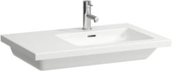 Laufen LIVING Ráépíthető mosdó, polc bal oldalon, egy csaplyuk, középen, Matt fehér H8174397571041 (H8174397571041)