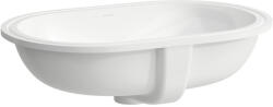 Laufen SAVOY Beépíthető mosdó, csaplyuk nélkül, Matt fehér H8189457571091 (H8189457571091)