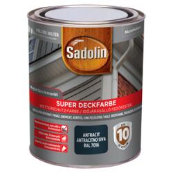 AKZO Sadolin Super Deckfarbe fafesték antracit RAL7016 0, 75 L (5270338)