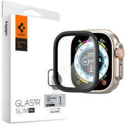 Spigen Folie pentru Apple Watch Ultra / Ultra 2 Spigen Glas. tR Slim Pro Black (8809896745277)