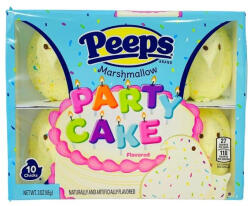 Peeps Party Cake 10 darabos csibe formájú mályvacukor 84g