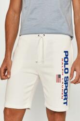 Ralph Lauren pantaloni scurți bărbați, culoarea alb 710836000000 PPY8-SZM04L_00X