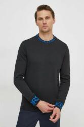 Michael Kors bluza barbati, culoarea negru, cu imprimeu PPYY-BUM072_99E