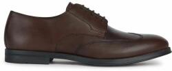 GEOX pantofi de piele U DECIO barbati, culoarea maro, U36FXD 00043 C6006 PPYH-OBM15G_89X (U36FXD.00043.C6006)