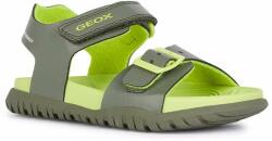 Geox sandale copii SANDAL FUSBETTO culoarea verde PPYH-OBB087_91X